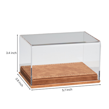 Premium Seamless Acrylic Display Case for Diecast Cars | Dustproof One-Piece Hot-Bending Showcase with Textured Base (1 / 3 / 5 / 10 Cars)
