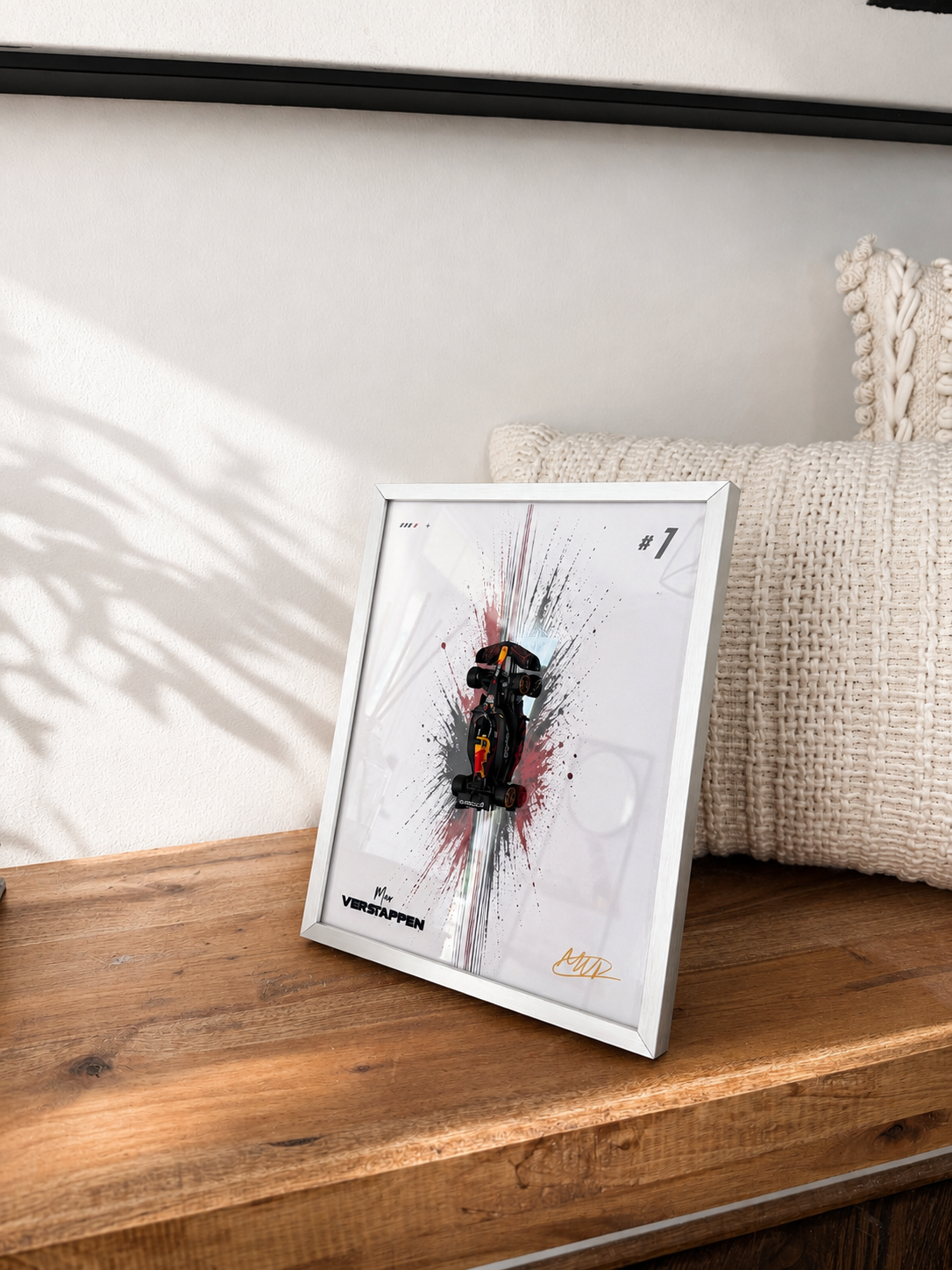 Desk Gallery - 3D 1:64 F1 Diecast Display Frame for Bburago | F1 Shelf Art & Desk Decor