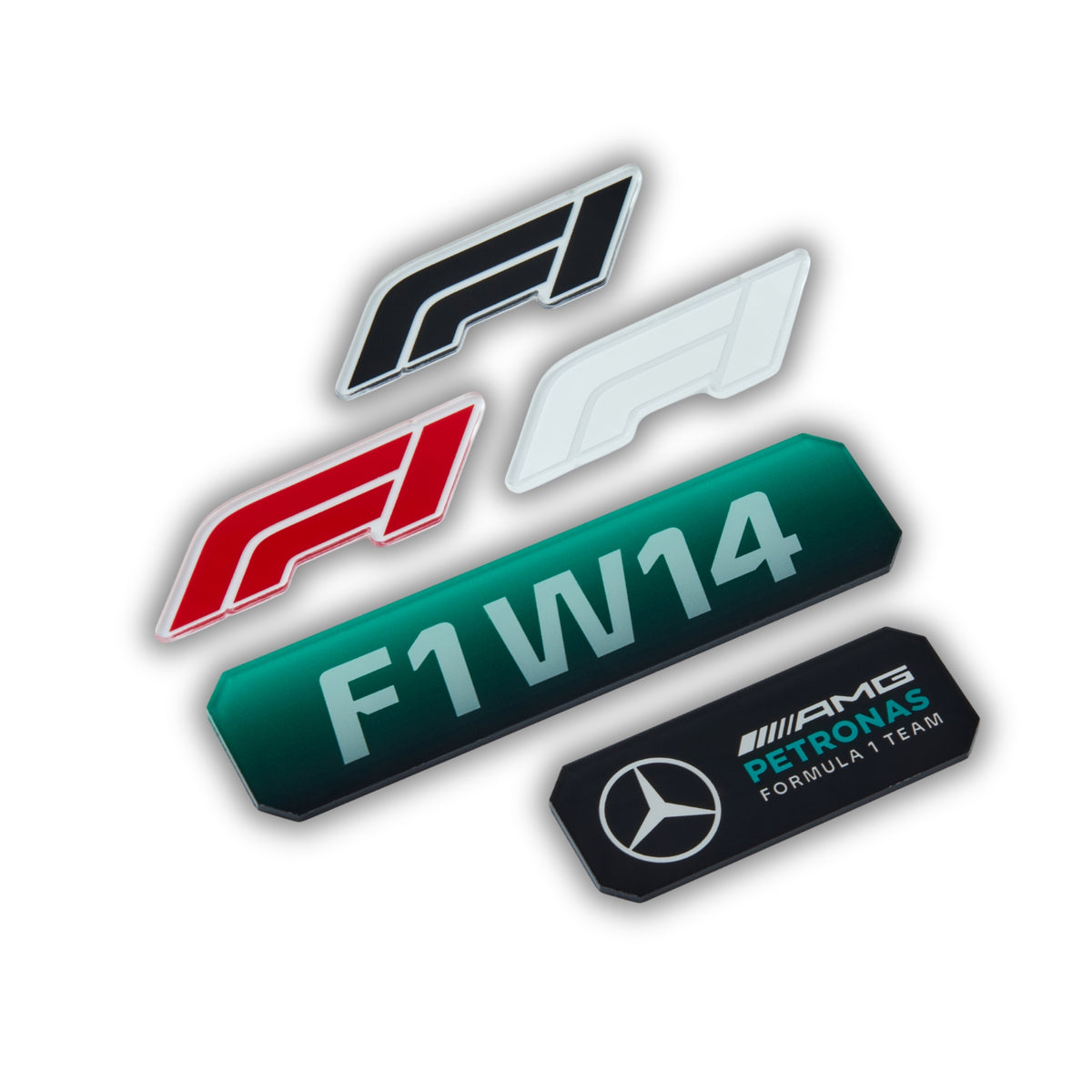 Acrylic Slim Carbon Fiber Black Wall Mount Display for LEGO Mercedes-AMG F1 W14 E Performance 42171