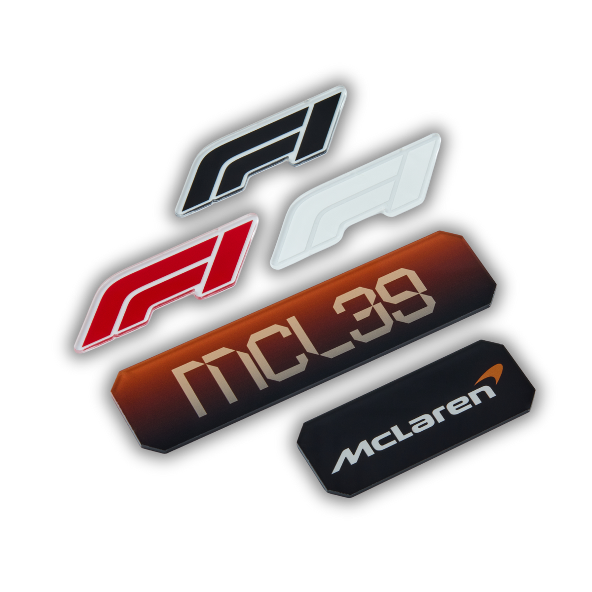 Acrylic Slim Wall Mount Display for LEGO Technic McLaren MCL39 F1 42228 V3