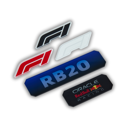 Acrylic Slim Wall Mount Display for LEGO Technic  Red Bull Racing RB20 F1 42206 V2
