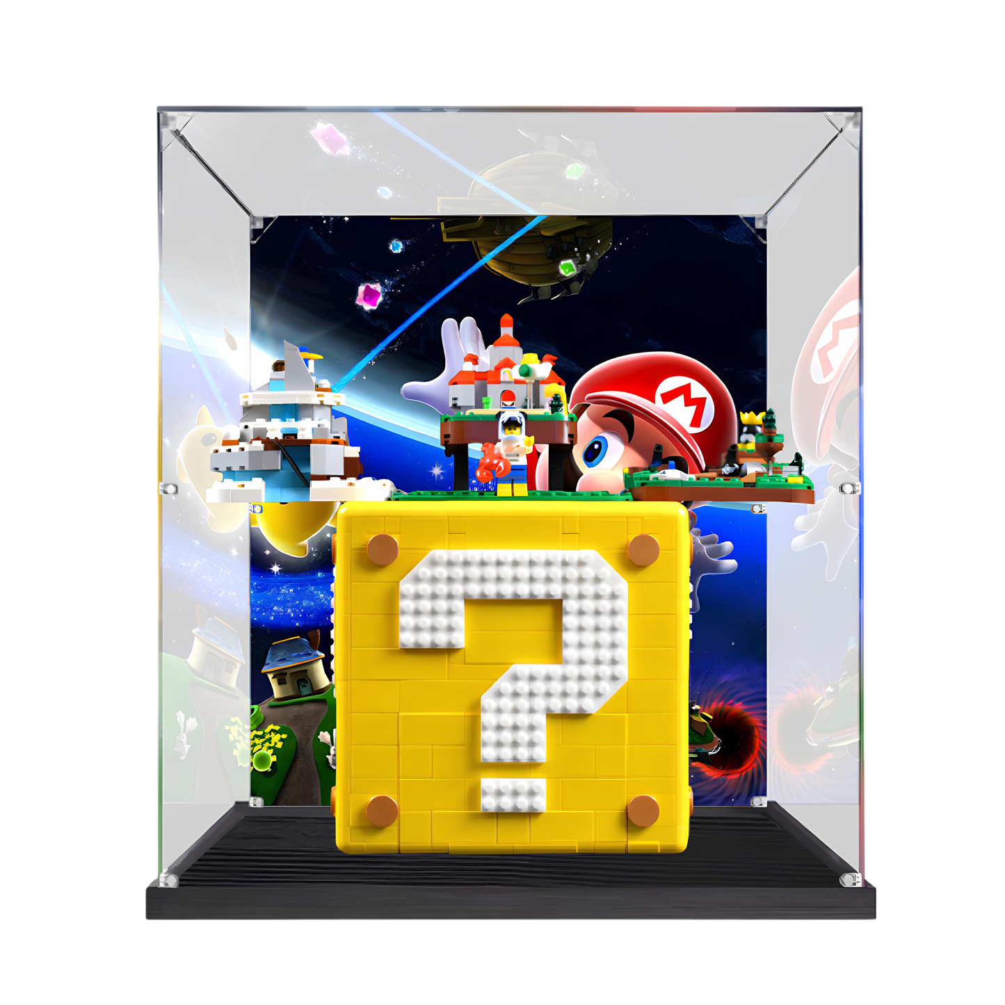 Acrylic LEGO Display Case for LEGO® Super Mario 64™ Question Mark Block 71395