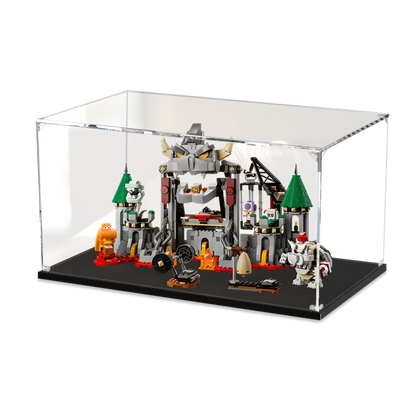 Acrylic Display Case for LEGO® Dry Bowser Castle Battle Expansion Set 71423