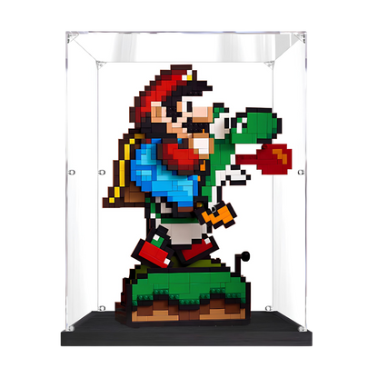 Acrylic LEGO Display Case for LEGO® Super Mario World™: Mario & Yoshi 71438