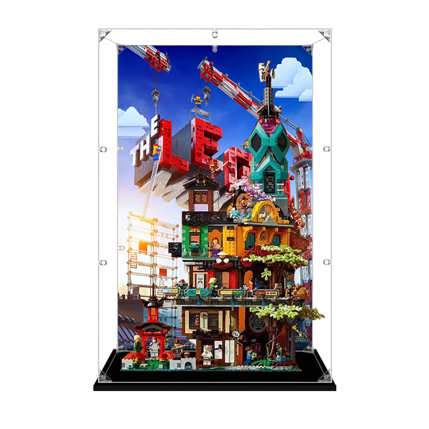 Acrylic Display Case for LEGO® NINJAGO® City Gardens 71741