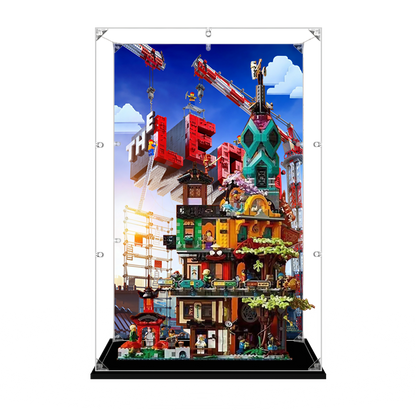 Acrylic Display Case for LEGO® NINJAGO® City Gardens 71741