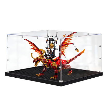 Acrylic LEGO Display Case for LEGO® Source Dragon of Motion 71822