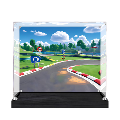 Acrylic LEGO Display Case for LEGO® Mario Kart™ – Mario & Standard Kart 72037