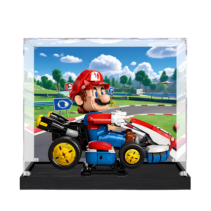 Acrylic LEGO Display Case for LEGO® Mario Kart™ – Mario & Standard Kart 72037