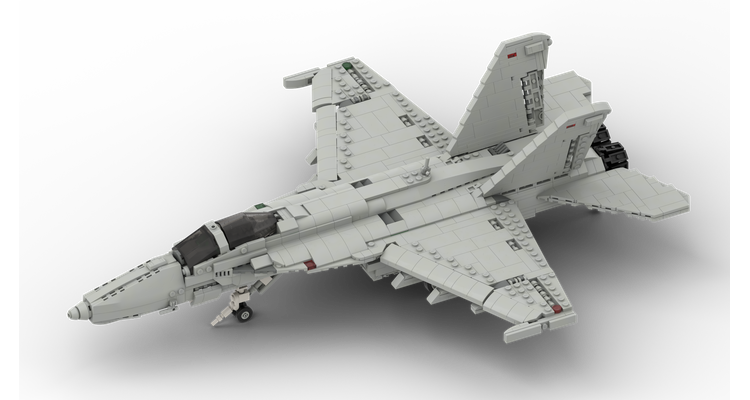 Boeing F/A-18F SUPER HORNET | 1/35 Scale by DarthDesigner MOC 112205