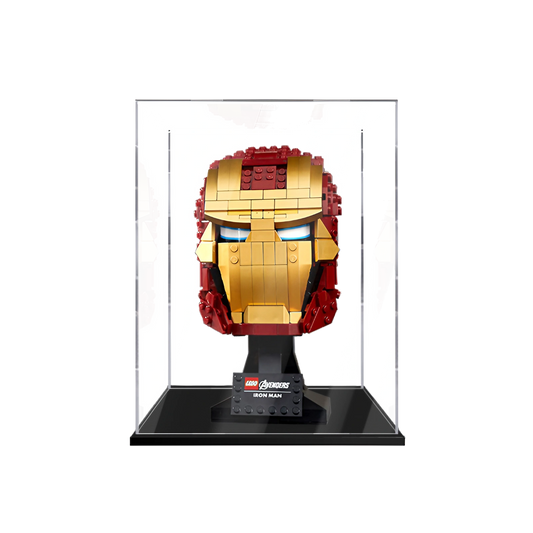 Acrylic Display Case for LEGO® Iron Man Helmet 76165