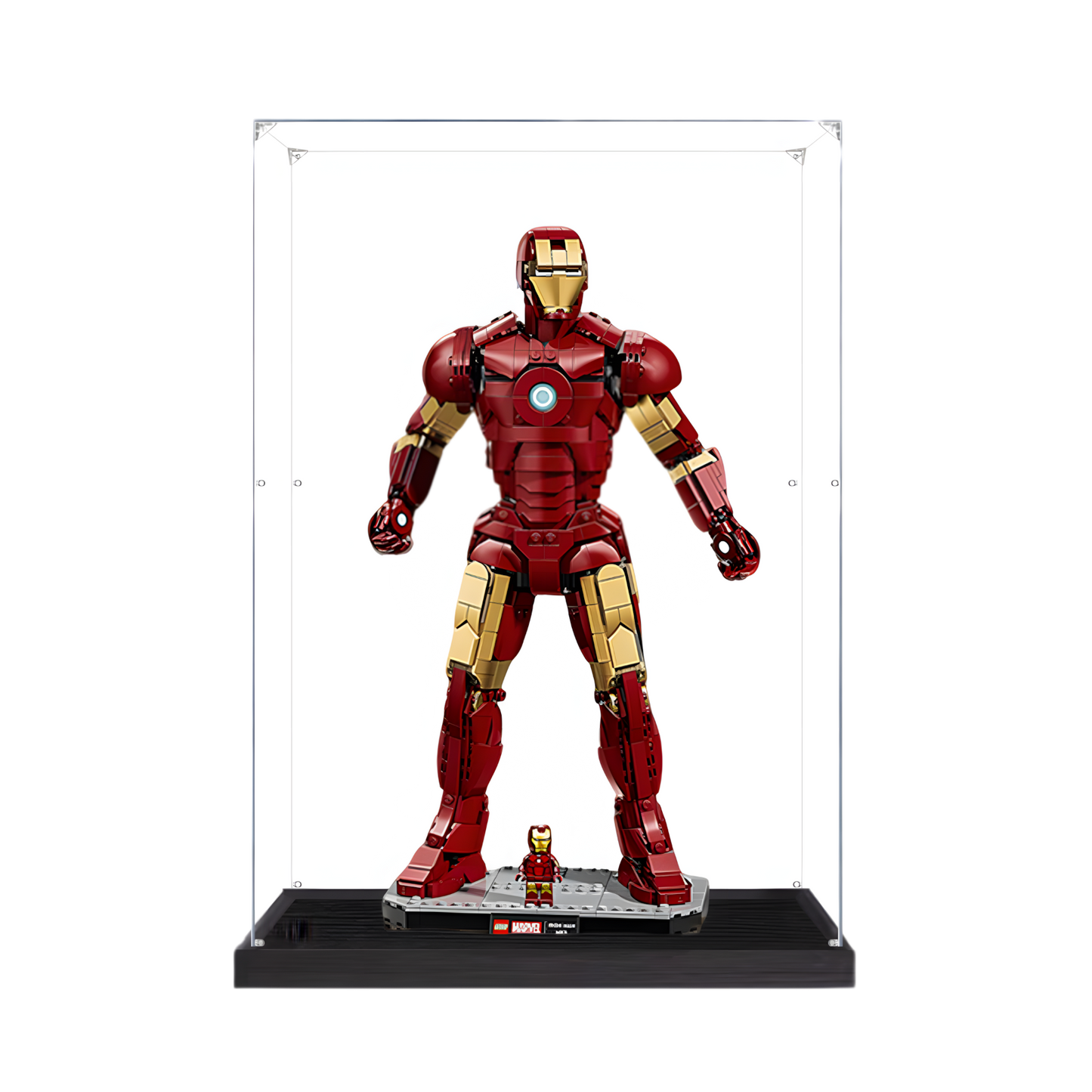 Acrylic Display Case for LEGO Iron Man Mark 3 Collectors' Edition 76344