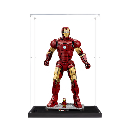 Acrylic Display Case for LEGO Iron Man Mark 3 Collectors' Edition 76344