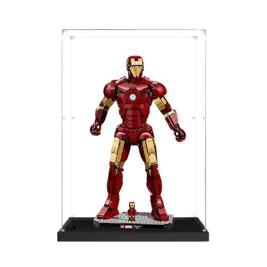 Acrylic Display Case for LEGO Iron Man Mark 3 Collectors' Edition 76344