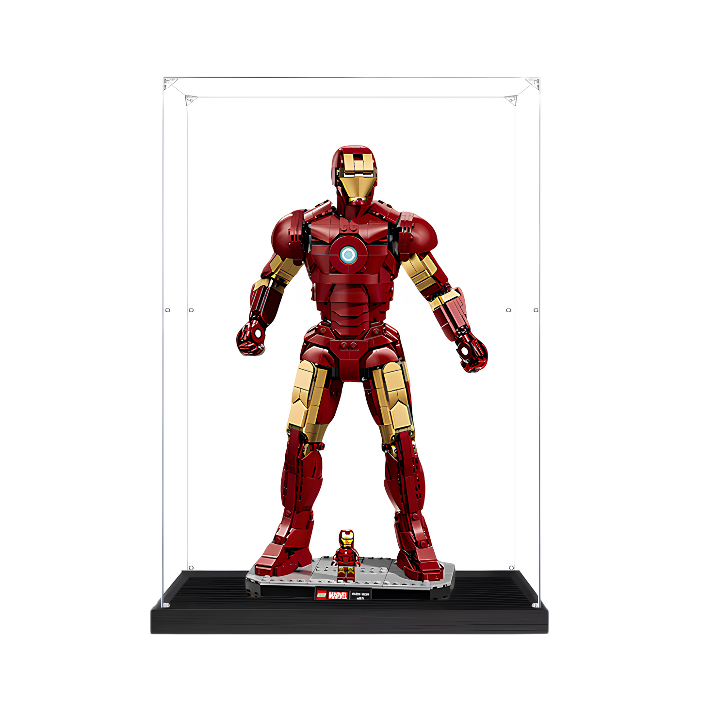 Acrylic Display Case for LEGO Iron Man Mark 3 Collectors' Edition 76344