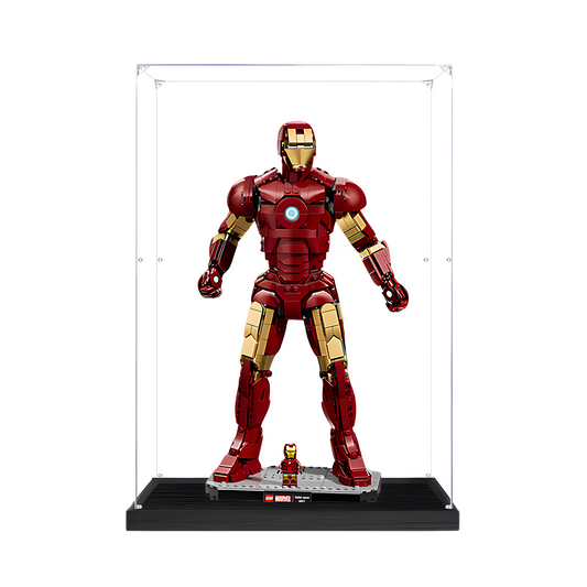 Acrylic Display Case for LEGO Iron Man Mark 3 Collectors' Edition 76344