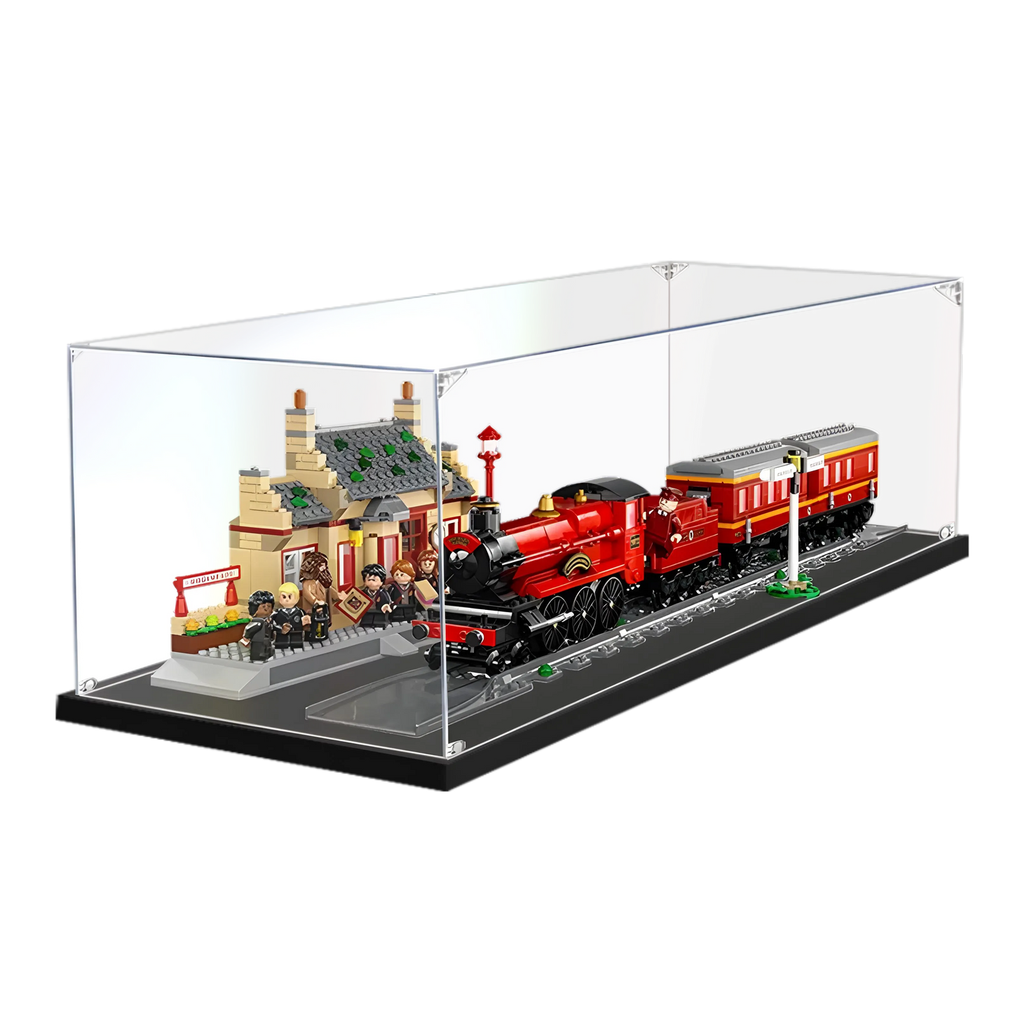 Acrylic Display Case for LEGO® Hogwarts Express ™ Train Set with Hogsmeade Station™ 76423