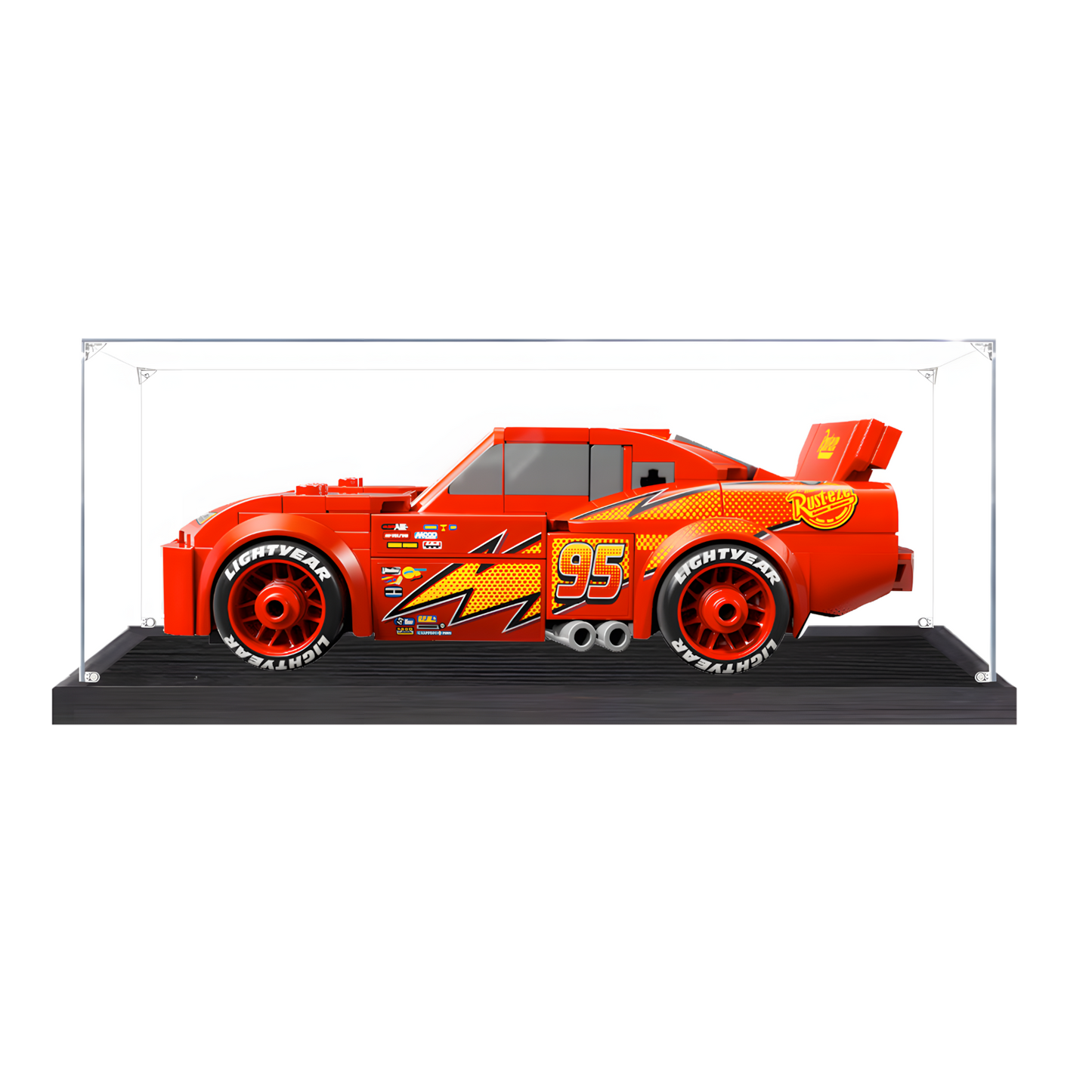 Acrylic Display Case for LEGO Lightning McQueen 77255