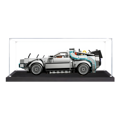 Acrylic Display Case for LEGO Time Machine from Back to the Future 77256