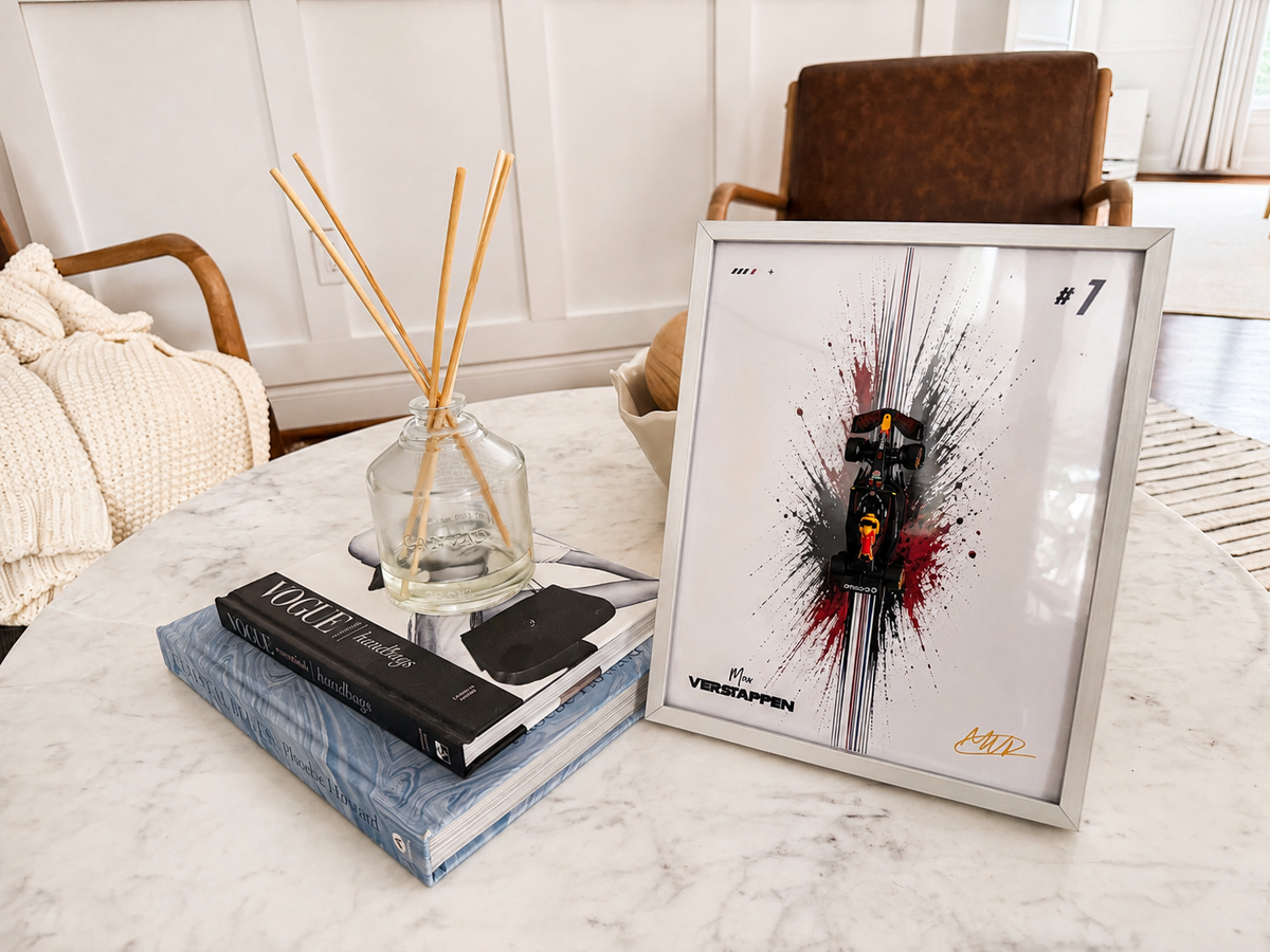 Desk Gallery - 3D 1:64 F1 Diecast Display Frame for Bburago | F1 Shelf Art & Desk Decor