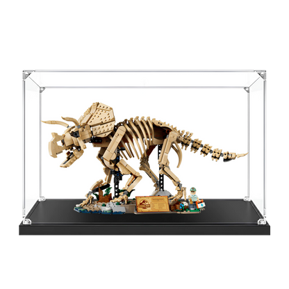 Acrylic Display Case for LEGO Dinosaur Fossils: Triceratops 77985