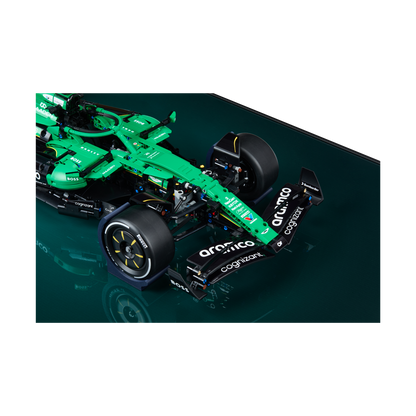 Acrylic Top-Speed Wall Mount Display for LEGO Technic Aston Martin Aramco AMR25 F1 42240 V2