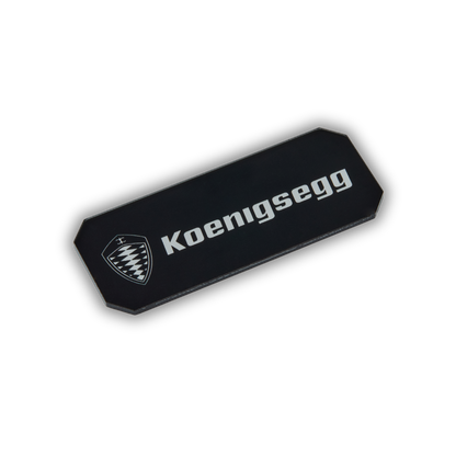 Acrylic Slim Wall Mount Display for LEGO Koenigsegg Sadair's Spear Megacar 42232