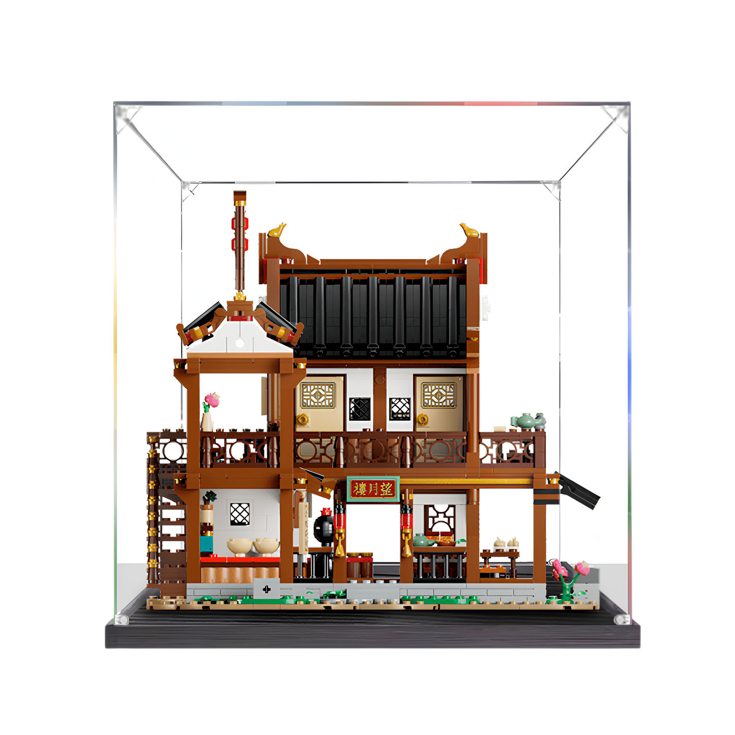 Acrylic Display Case for LEGO Ancient Moon-Gazing Inn 80121