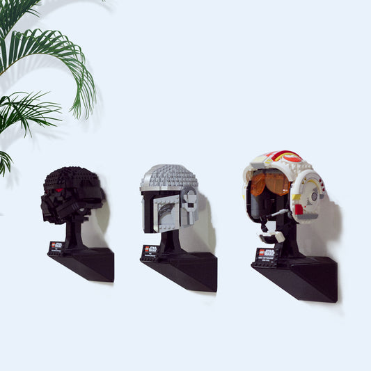 3D Printed Wall Mount for LEGO HELMET SERIES