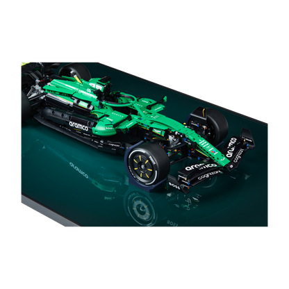 Acrylic Top-Speed Wall Mount Display for LEGO Technic Aston Martin Aramco AMR25 F1 42240 V2