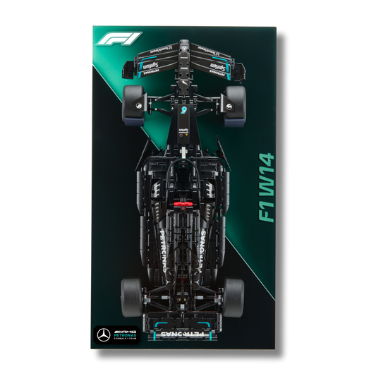 Acrylic Slim Wall Mount Display for LEGO Mercedes-AMG F1 W14 E Performance 42171