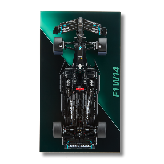 Acrylic Slim Wall Mount Display for LEGO® Technic™ Mercedes-AMG F1 W14 E Performance 42171
