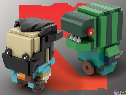 MOC DOTA 2 Character Brick Sets with Instructions Brickheadz