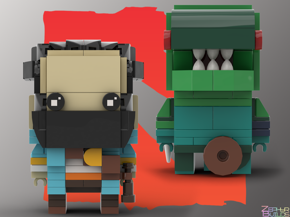 MOC DOTA 2 Character Brick Sets with Instructions Brickheadz