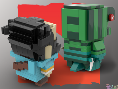 MOC DOTA 2 Character Brick Sets with Instructions Brickheadz
