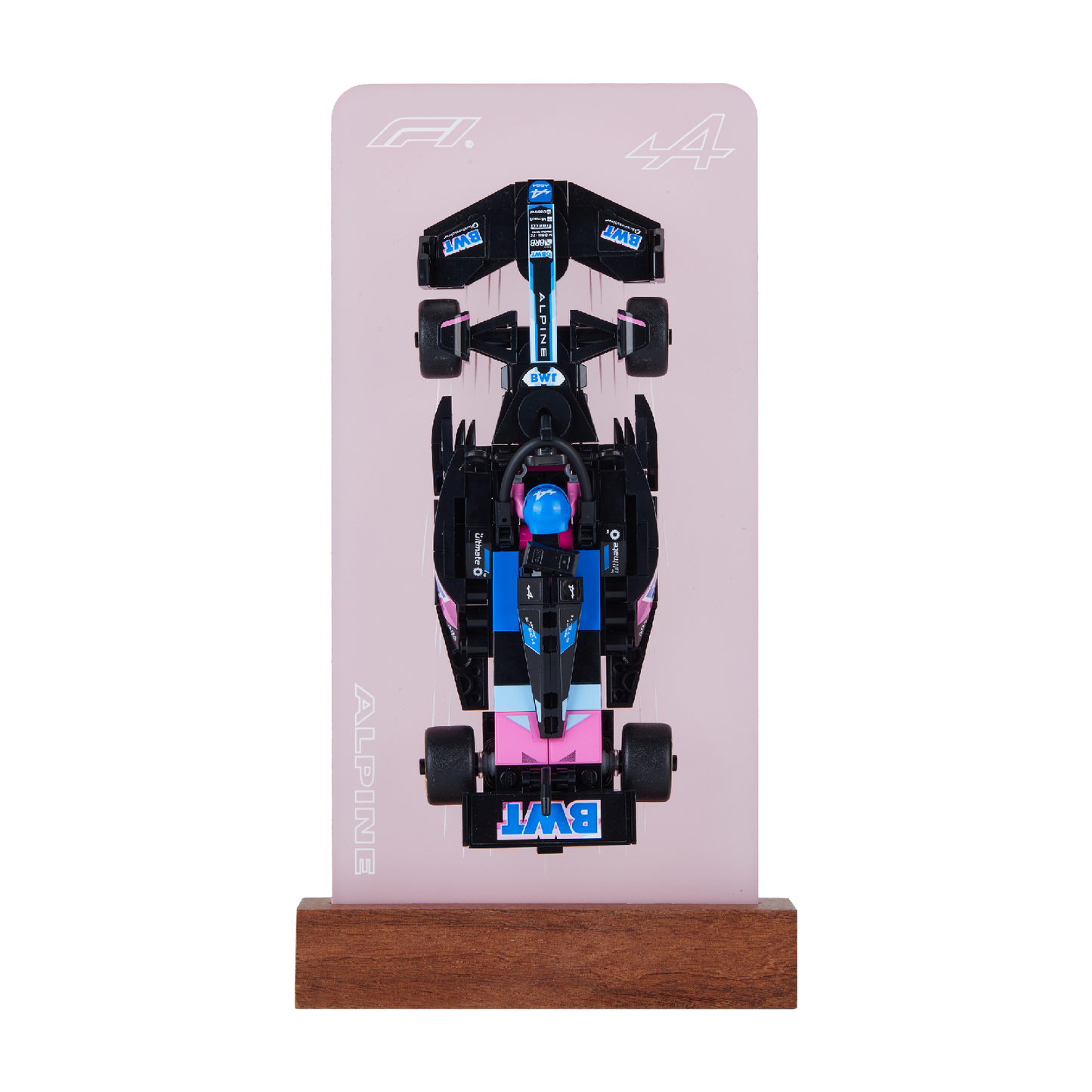 FantasMall Desk Gallery Vertical Display Stand for LEGO Speed Champions F1 Cars