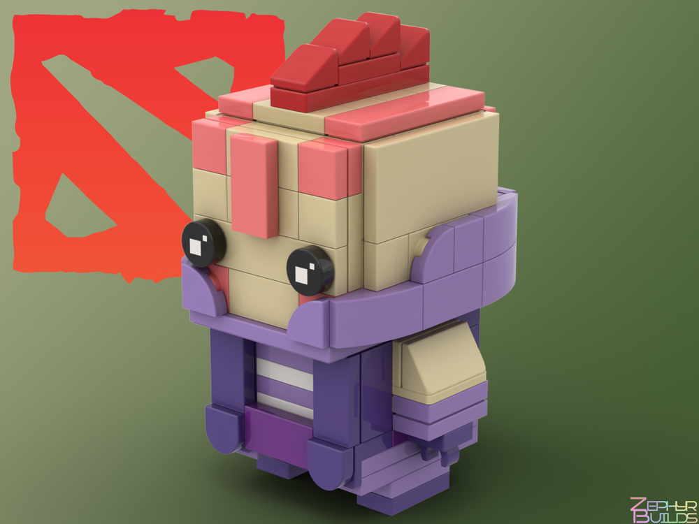 MOC DOTA 2 Character Brick Sets with Instructions Brickheadz