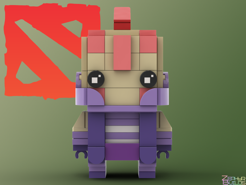 MOC DOTA 2 Character Brick Sets with Instructions Brickheadz