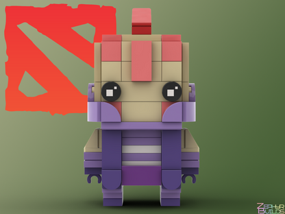 MOC DOTA 2 Character Brick Sets with Instructions Brickheadz