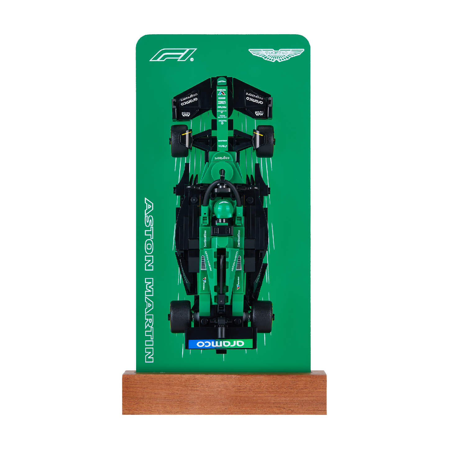 FantasMall Desk Gallery Vertical Display Stand for LEGO Speed Champions F1 Cars