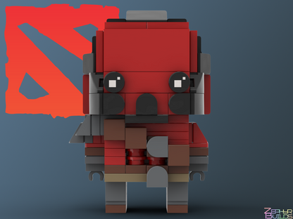 MOC DOTA 2 Character Brick Sets with Instructions Brickheadz