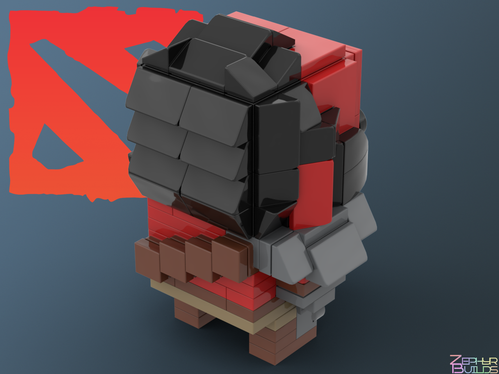 MOC DOTA 2 Character Brick Sets with Instructions Brickheadz