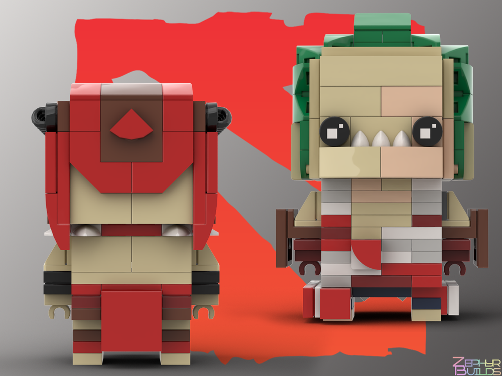 MOC DOTA 2 Character Brick Sets with Instructions Brickheadz