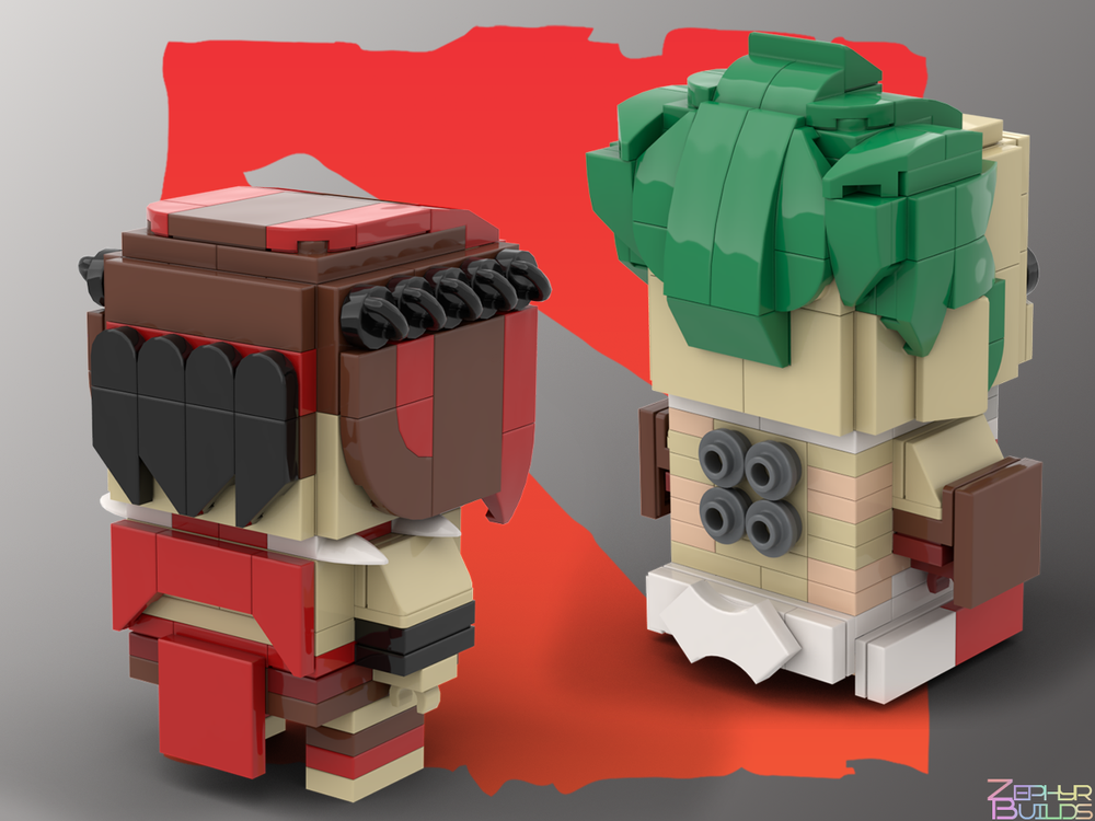 MOC DOTA 2 Character Brick Sets with Instructions Brickheadz