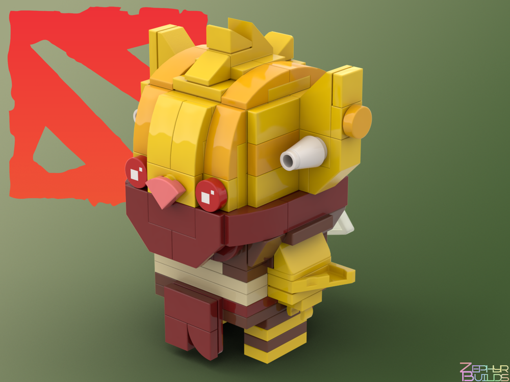 MOC DOTA 2 Character Brick Sets with Instructions Brickheadz