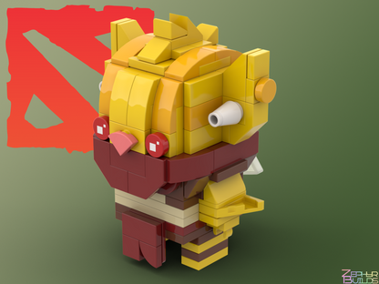 MOC DOTA 2 Character Brick Sets with Instructions Brickheadz