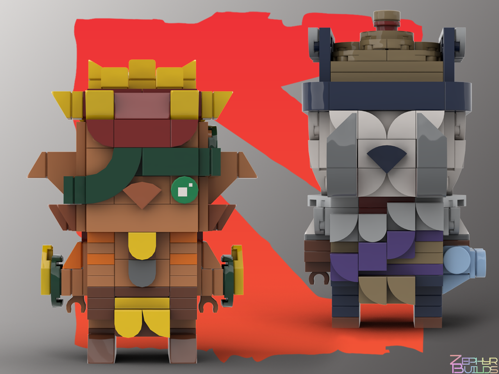 MOC DOTA 2 Character Brick Sets with Instructions Brickheadz