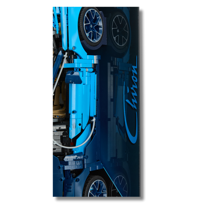 Acrylic Slim Wall Mount Display for LEGO® Technic™ Bugatti Chiron 42083