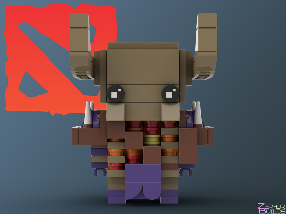 MOC DOTA 2 Character Brick Sets with Instructions Brickheadz