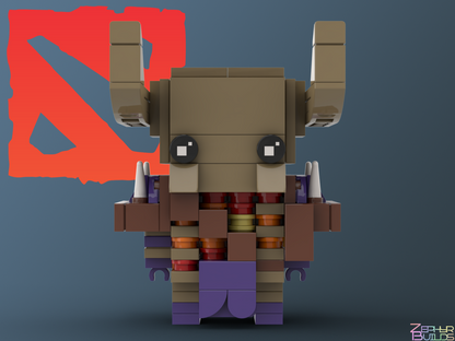 MOC DOTA 2 Character Brick Sets with Instructions Brickheadz